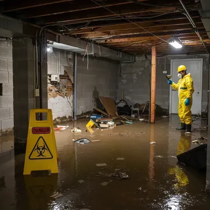 Flooded Basement Electrical Hazard in Silverton, CO Property